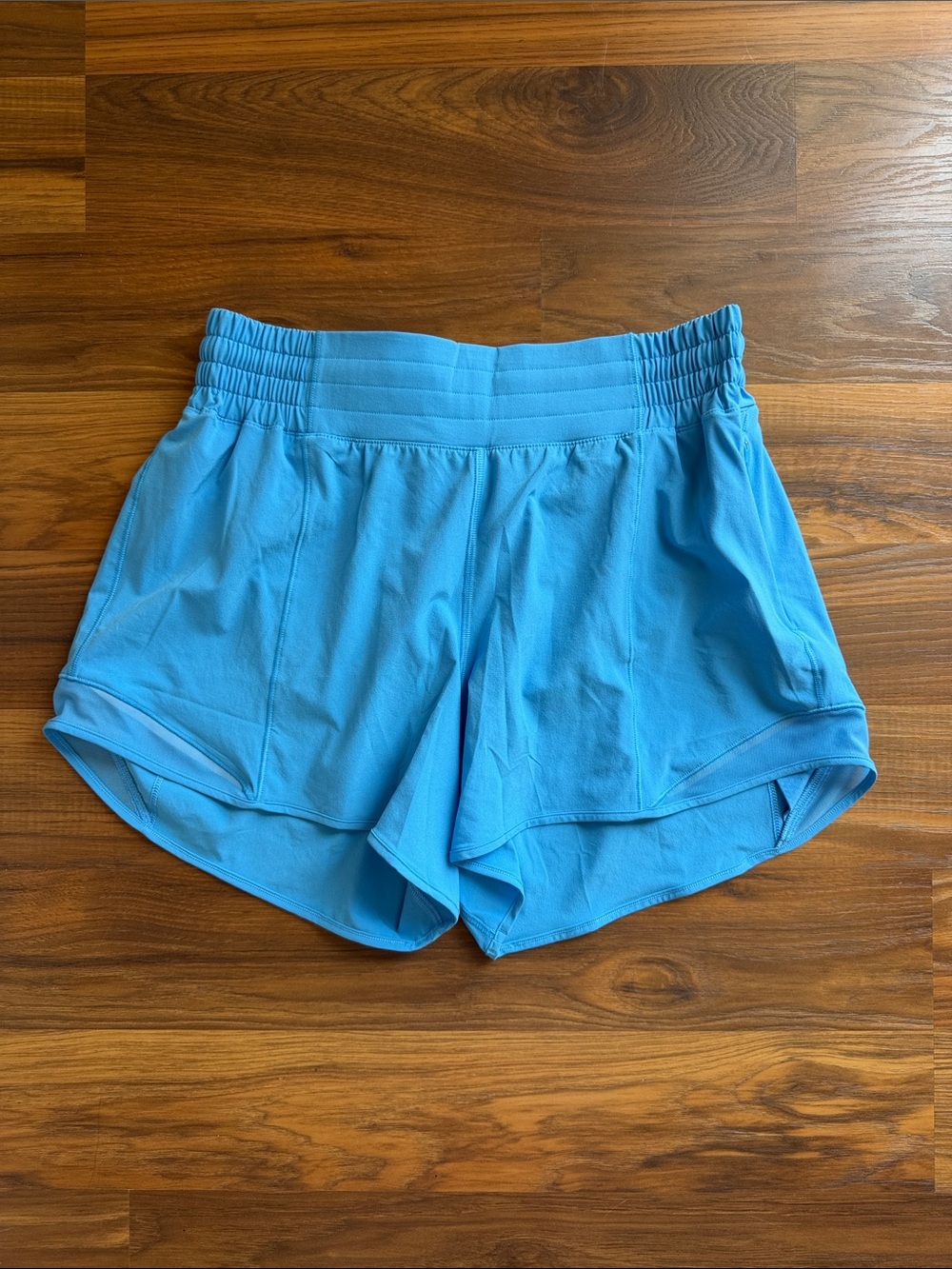 Hotty Hot High-Rise Lined Short 4” - Ocean Wave